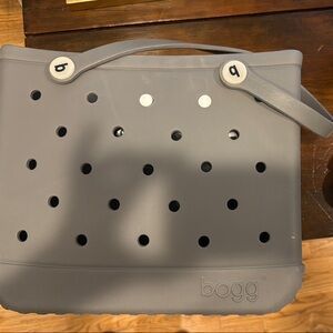 Bogg Perforated Gray Tote Bag